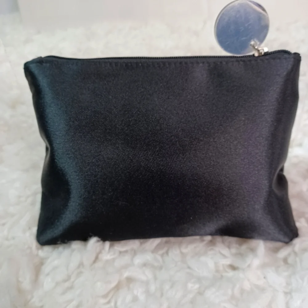Two's Company Small Pouch, Black/ Red/ Multi colors